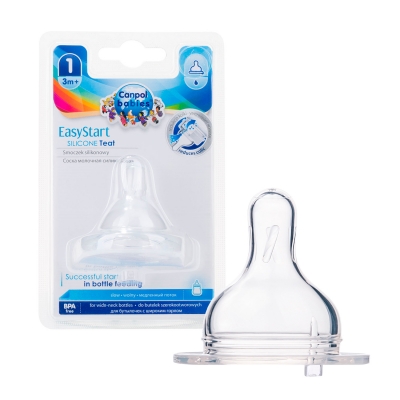 Smoczek do butelek szerokich 1 EasyStart 21/720 Canpol babies