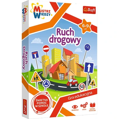 Gra Ruch drogowy Mistrz Wiedzy 6-9 lat