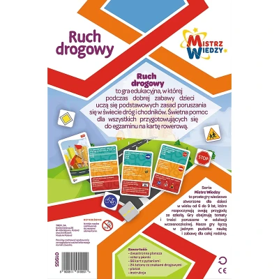 Gra Ruch drogowy Mistrz Wiedzy 6-9 lat