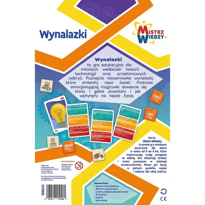 Gra Wynalazki Mistrz Wiedzy 6-9 lat