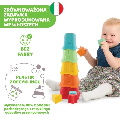 Wieża 2 w 1 kubeczki Chicco