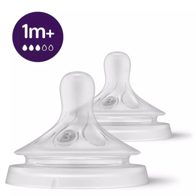 Smoczek do butelki Natural Response 3, 1 m+ SCY963/02 Philips Avent