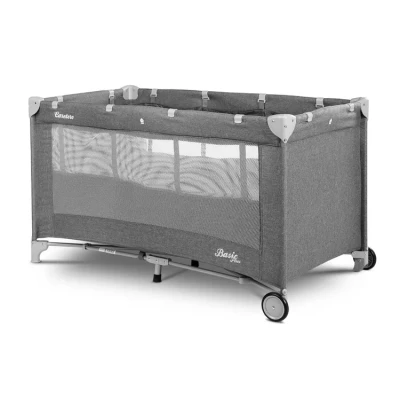 Łóżeczko turystyczne Basic Plus Graphite