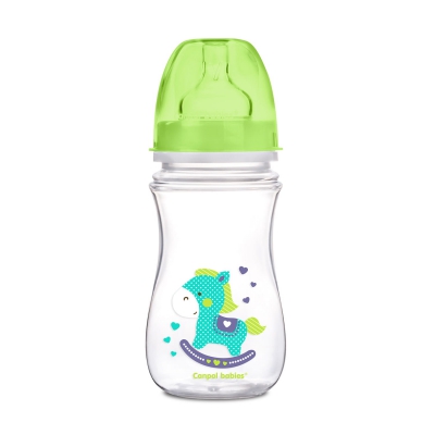 Butelka 240 ml Toys, zielony 35/206 Canpol babies
